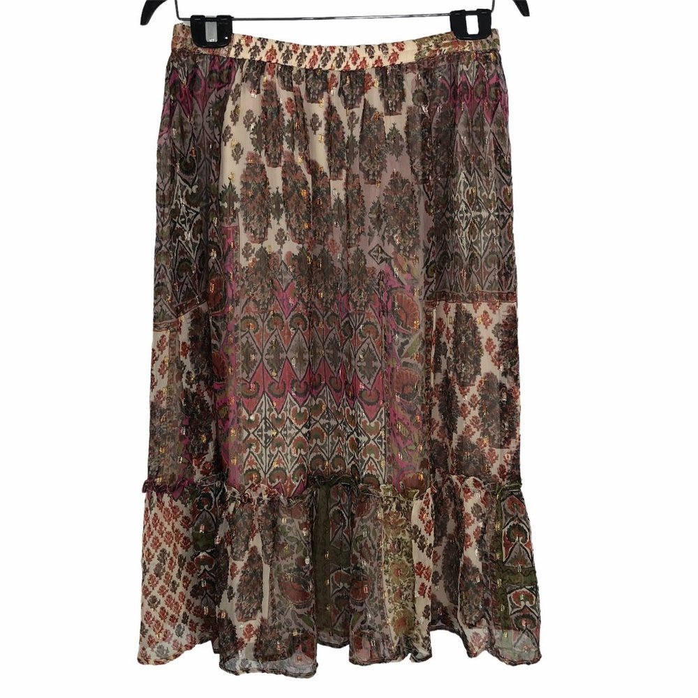 Bohemian Multicolor Maxi Skirt